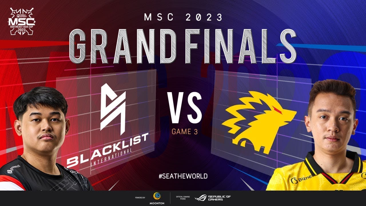 [EN] MSC Grand Finals | BLACKLIST INTERNATIONAL VS ONIC | Game 3