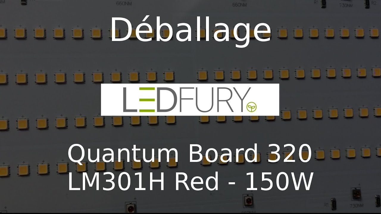 LEDFury Quantum Board 320 LM301H Red