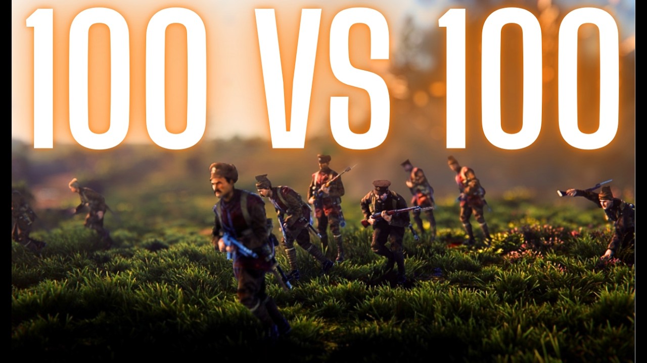 WW1 but it's 200 Players of Pure Chaos - Over The Top: WW1