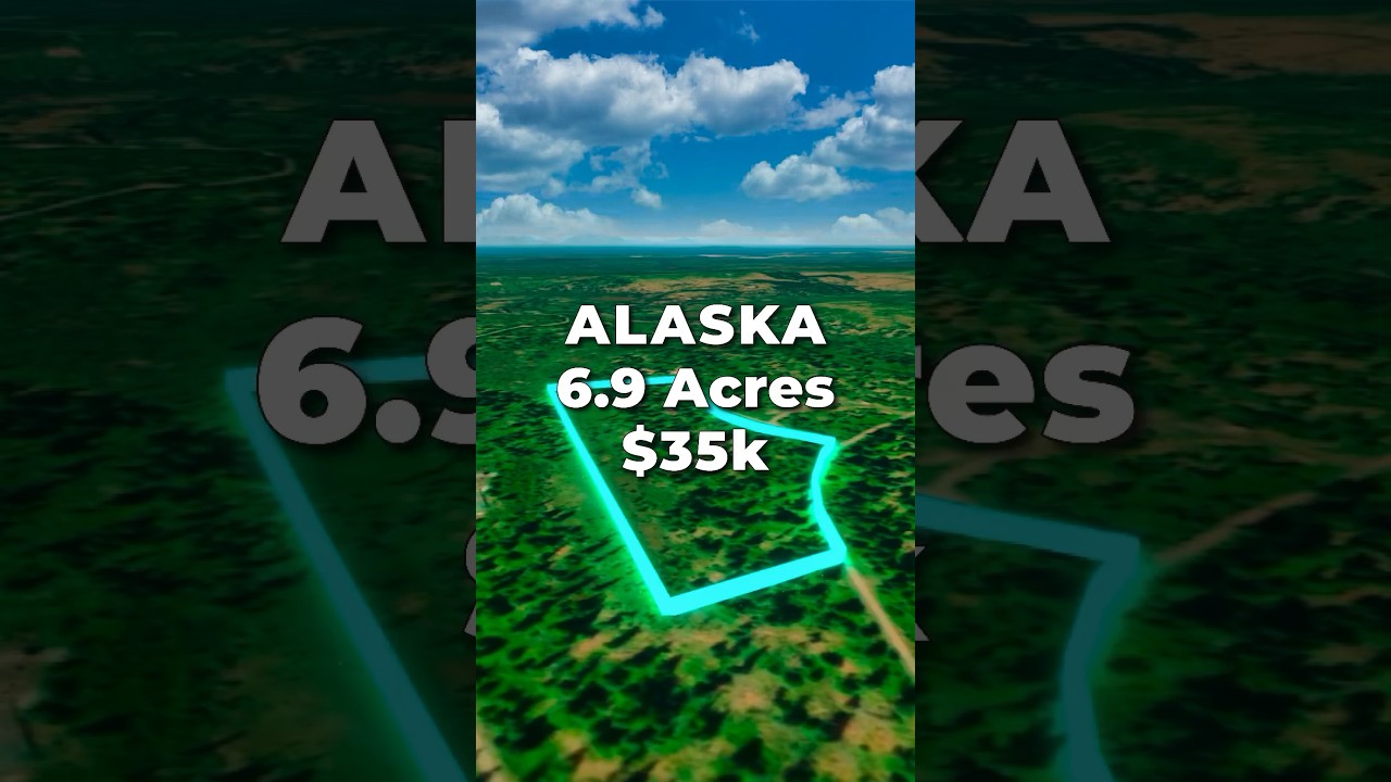6.9 Acres of ALASKA Land for Sale with Off Grid Cabin &bull; LANDIO