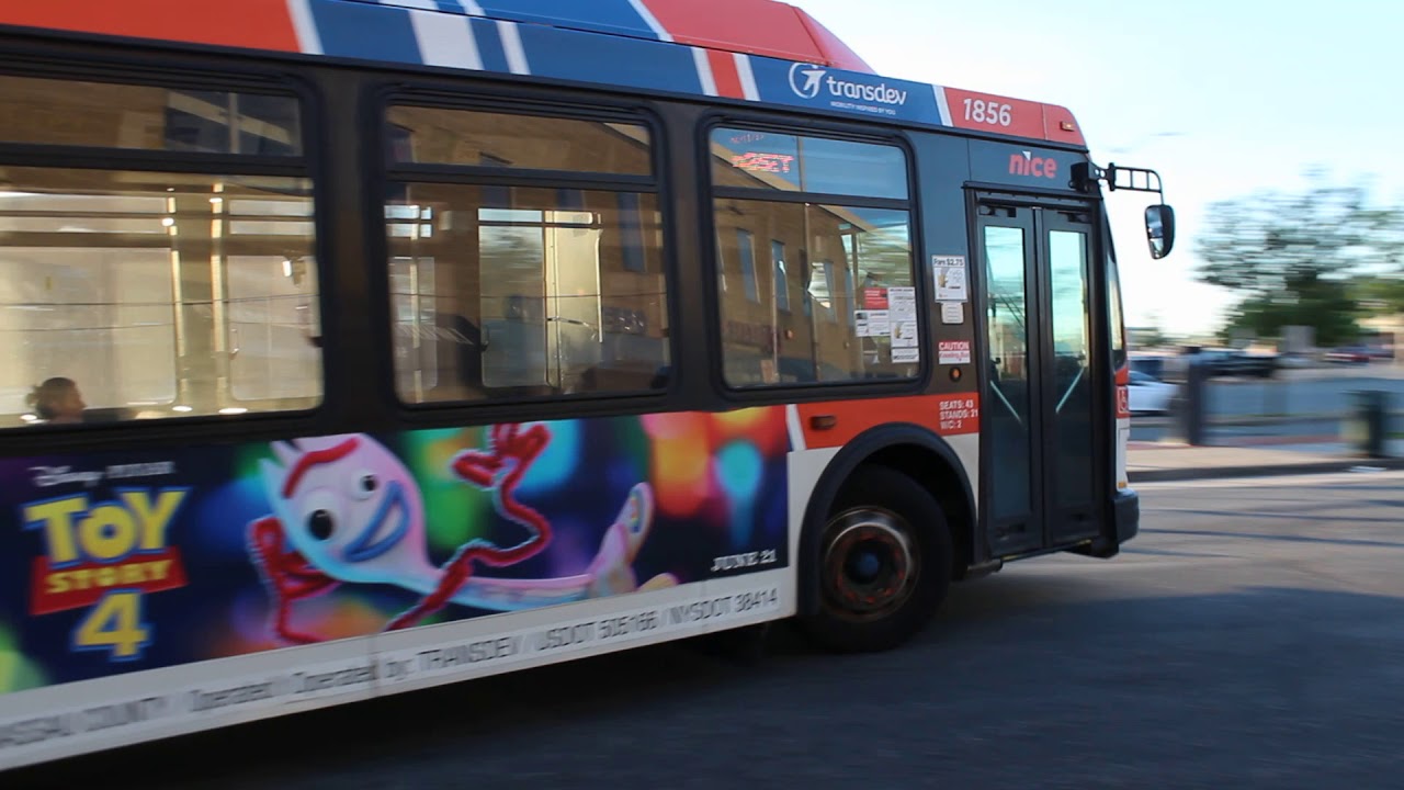 Nassau Inter-County Express 2012 Daimler Orion 07.501 3G CNG 1856 on Route n135