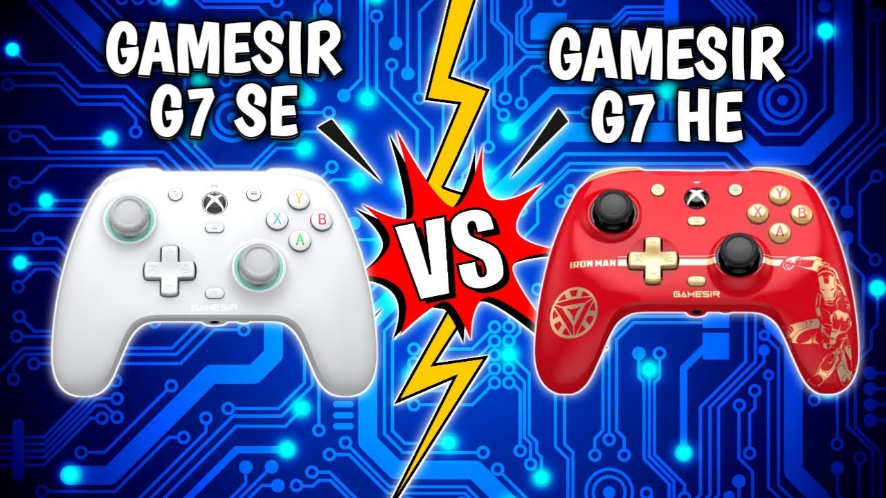 Gamesir G7 se VS Gamesir G7 HE Qual é o Melhor Controle para Xbox One e Xbox Series?