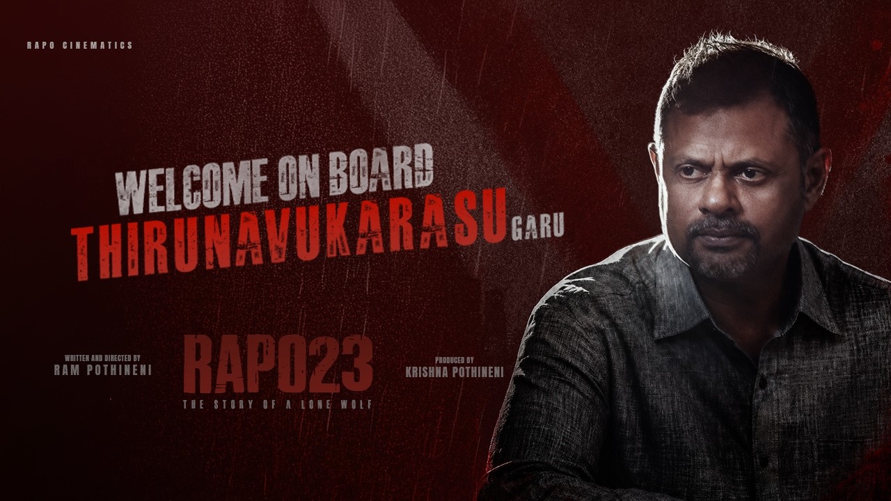 Welcome On Board DOP Thirunavukarasu | RAPO 23 | Ram Pothineni | RAPO Cinematics