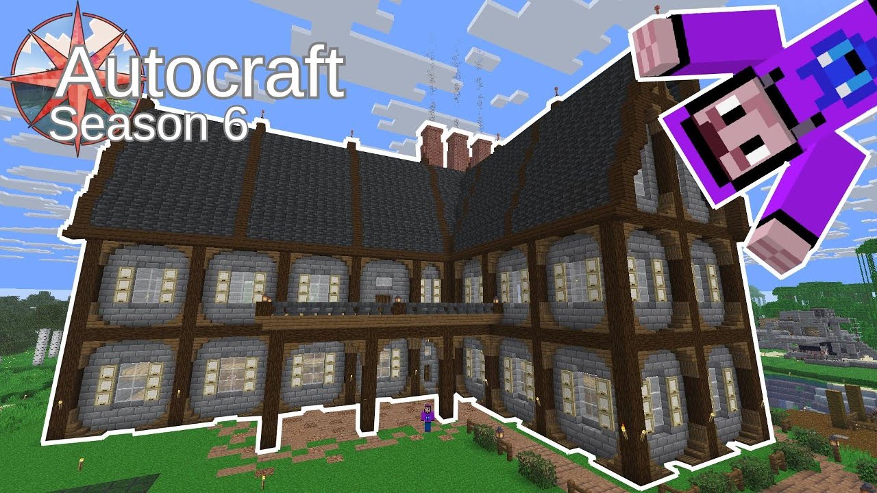 I built the BIGGEST Trading Hall On the AutoCraft SMP! Ep 4