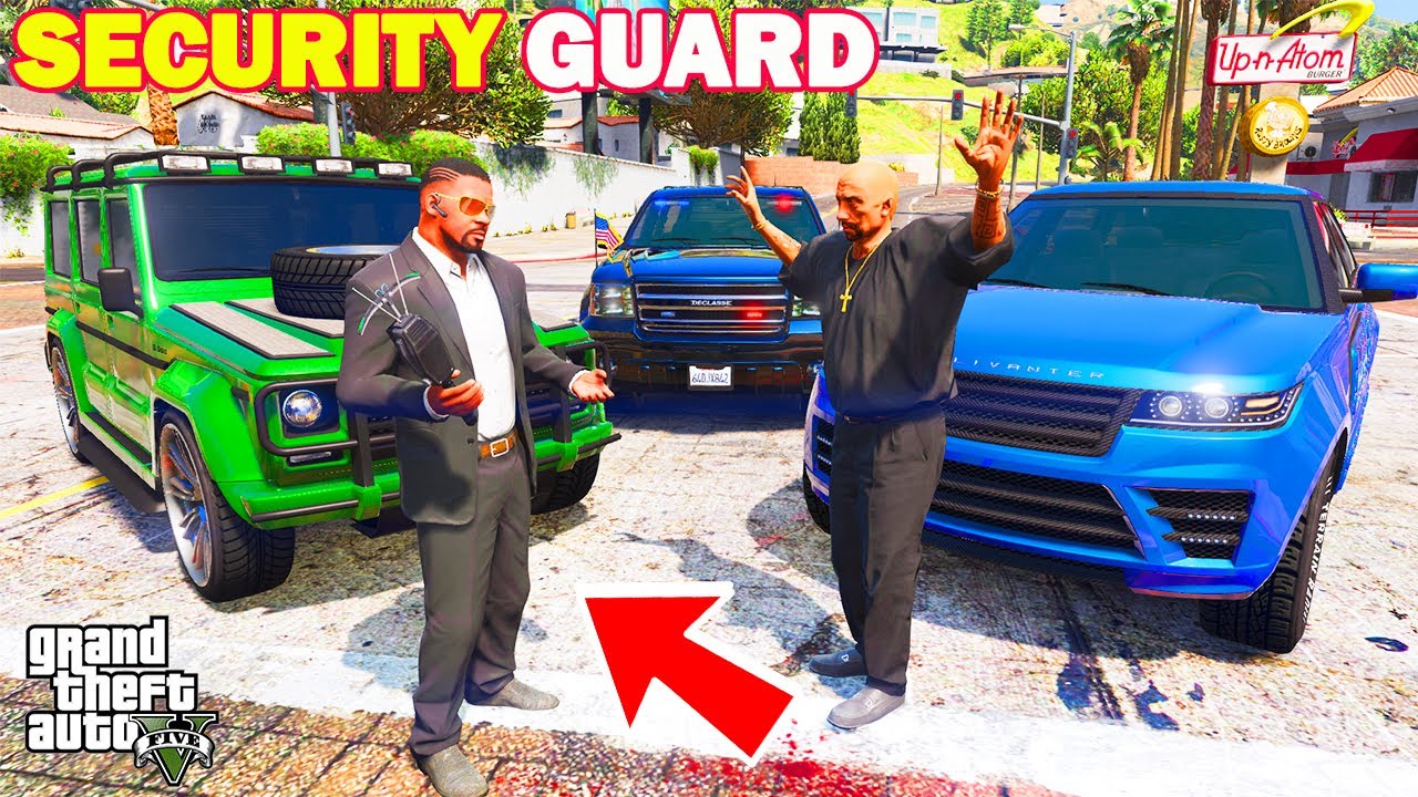 Franklin Become the Most Powerful Security Guard in Los Santos and Protect the Gangster in GTA 5