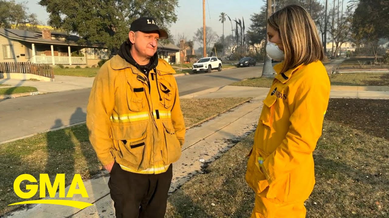 LA fire captain talks fighting fires in his own neighborhood