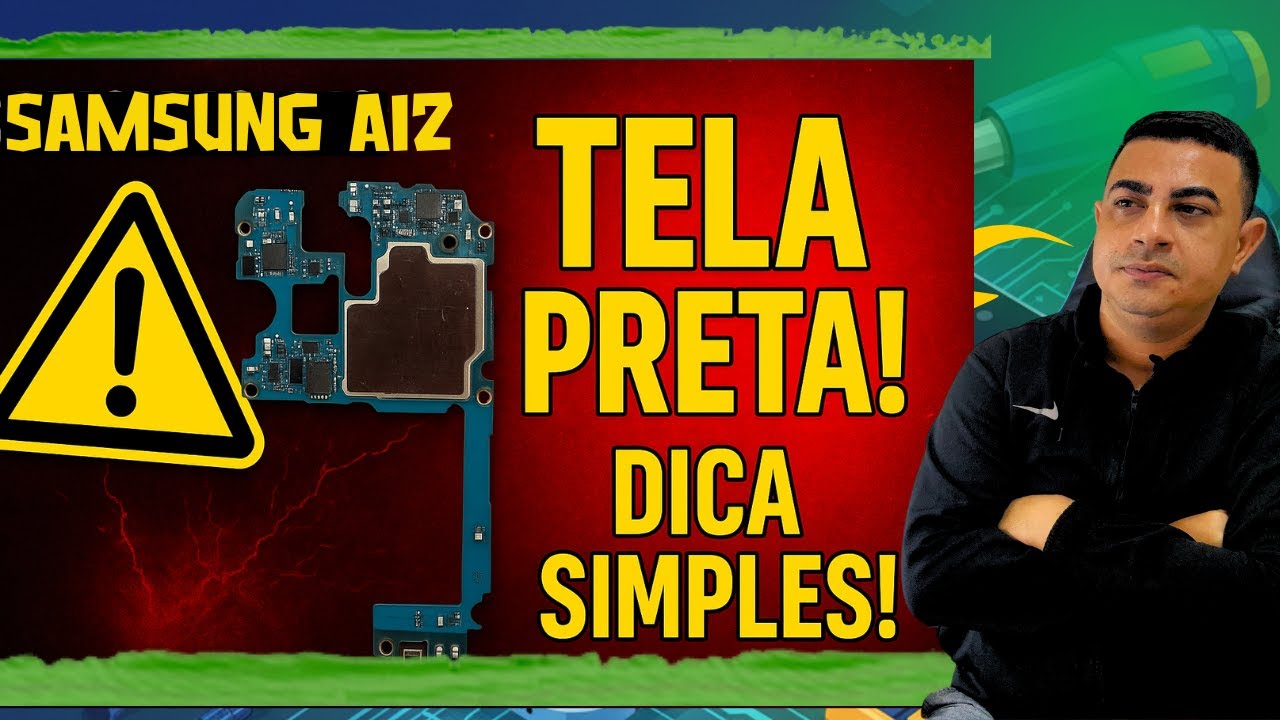 Samsung A12 Tela Preta! Não Acende – Dica SIMPLES e Rápida!