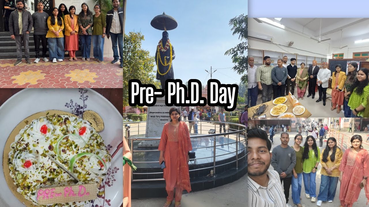 Pre-Ph.D. Day 1 Happiness amid nervousness,Thankyou all #bhulife #milestone #phd ##botany #trending 