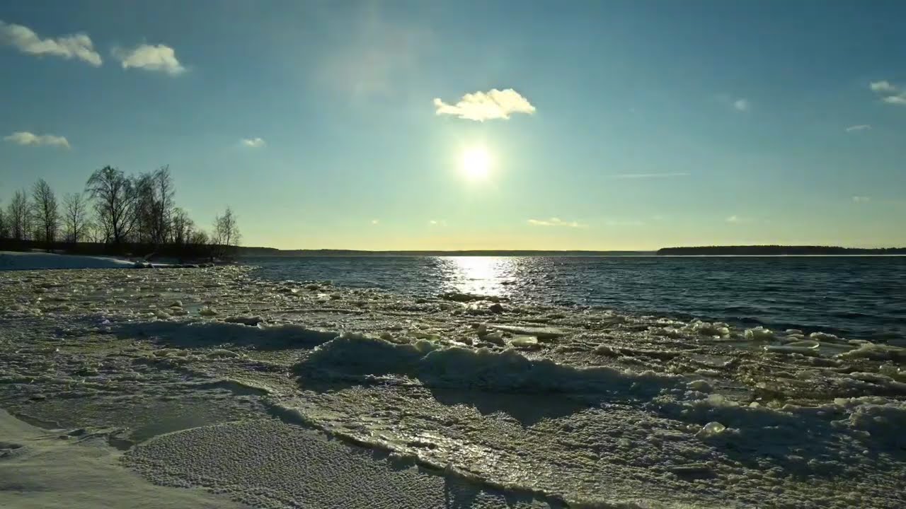 Таймлапс Рефтинское водохранилище 