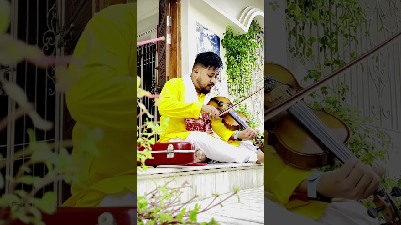 Aha Xokhi Hai || Assamese devotional song || Churamoni Dutta || violin cover by Kaman Gogoi ||
