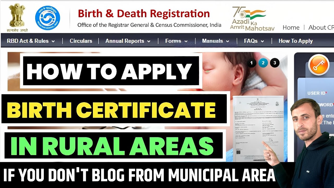 How to apply date of birth certificate in rural areas of kashmir | CRSORG | Jammu and Kashmir| 2023
