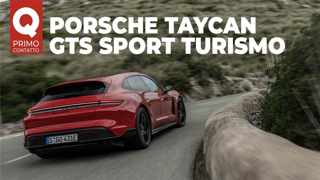 Porsche Taycan GTS Sport Turismo: su strada con la sexy wagon elettrica