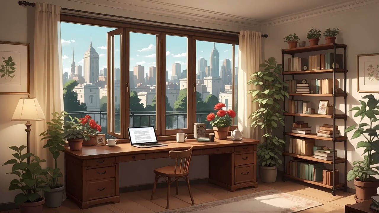 Spring Morning Light 🌹 Lofi Beats for a Fresh & Focused Start