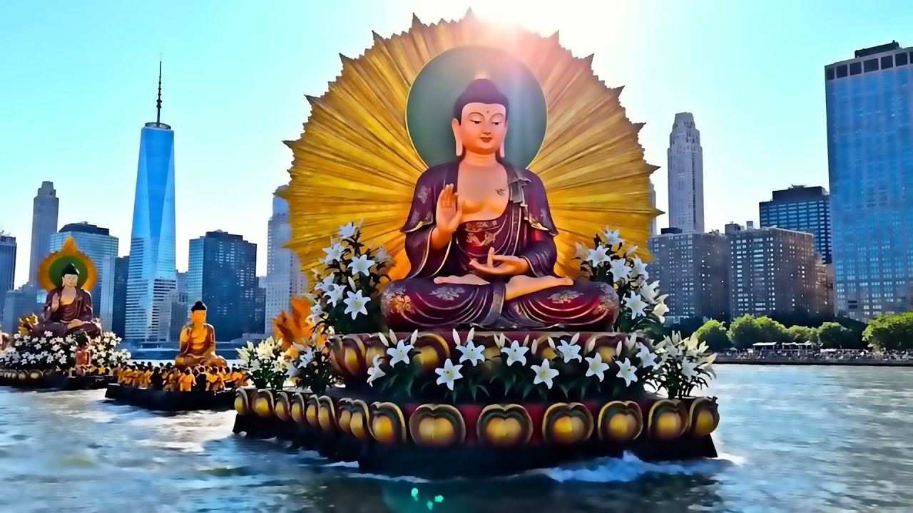 CHẤN ĐỘNG 2026- Đại Lễ Vesak Lịch Sử : Tượng Phật Nổi Khổng Lồ 