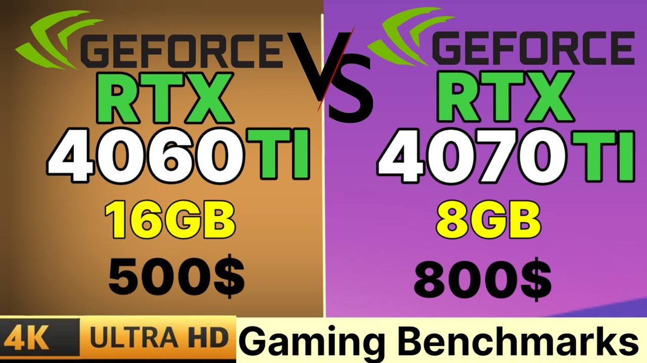 RTX 4060 TI 16GB VS RTX 4070 RX 7900XT VS RTX 4070 TI   4060TI 16GB Gaming Benchmarks 7 games 4K ✔️