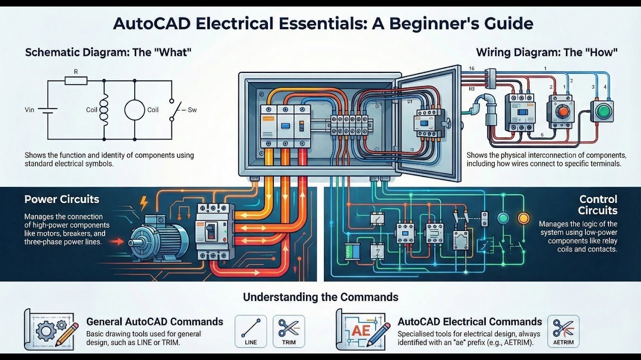 AutoCAD Electrical Tutorial | Workflow, Drawing Setup & Diagram Reading