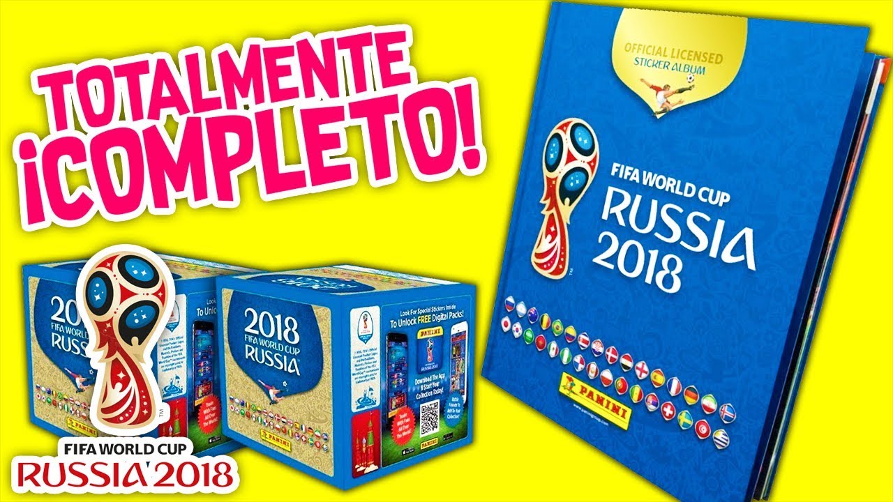 MUNDIAL RUSIA 2018: Álbum PANINI de futbol 100% COMPLETO todas las ESTAMPAS - FIFA WORLD CUP 2018