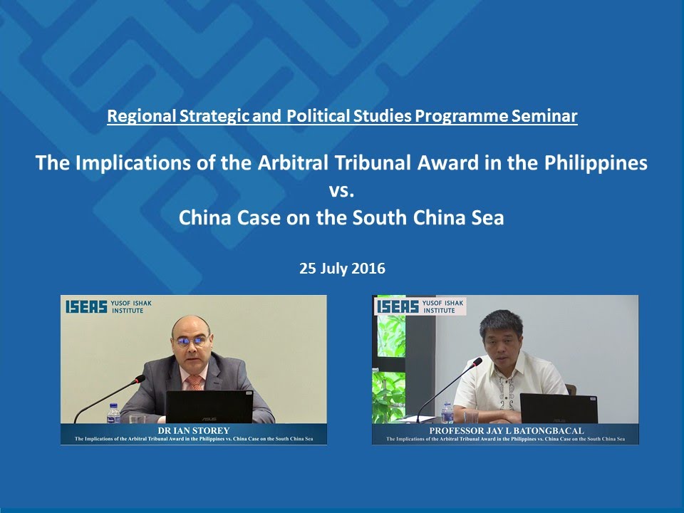 Seminar: Case on the South China Sea by Professor Jay L Batongbacal
