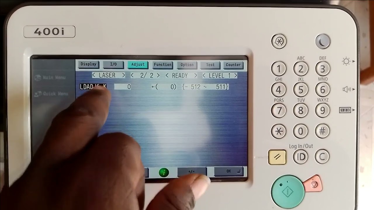 How to fix blur printing in Canon Advance 400i