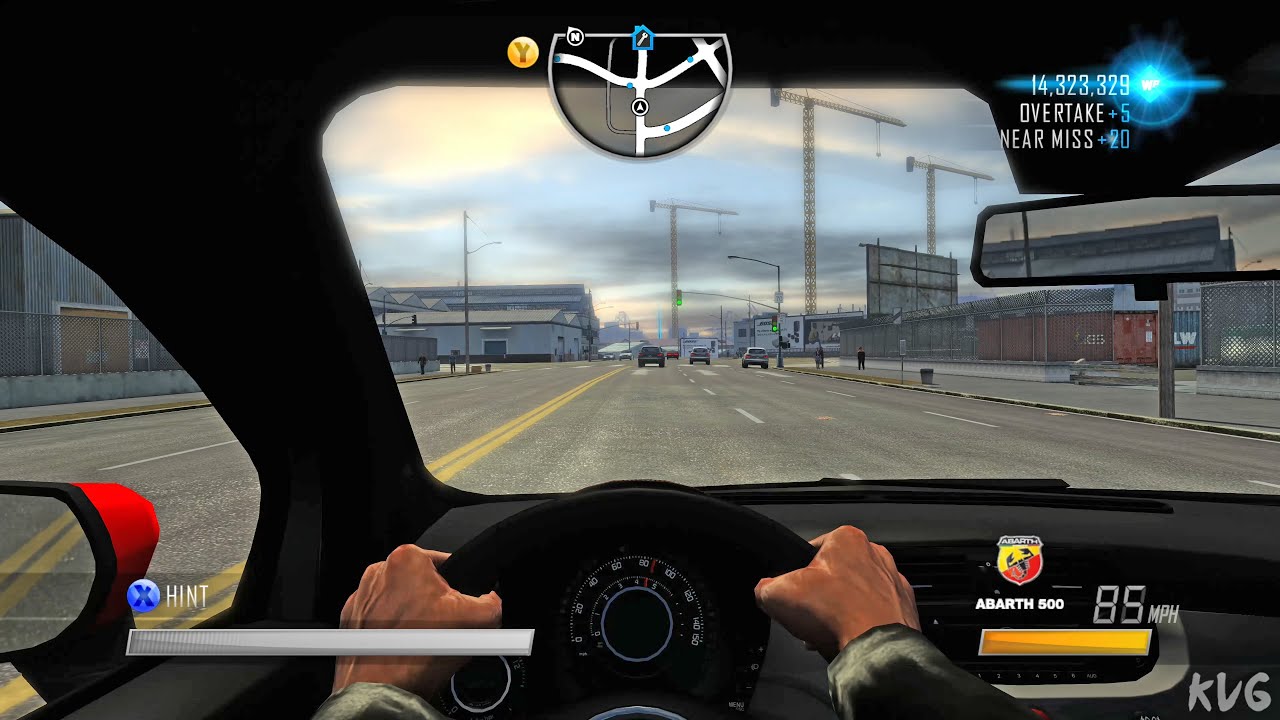 Driver San Francisco - Abarth 500 - Cockpit View Gameplay (PC UHD) [4K60FPS]
