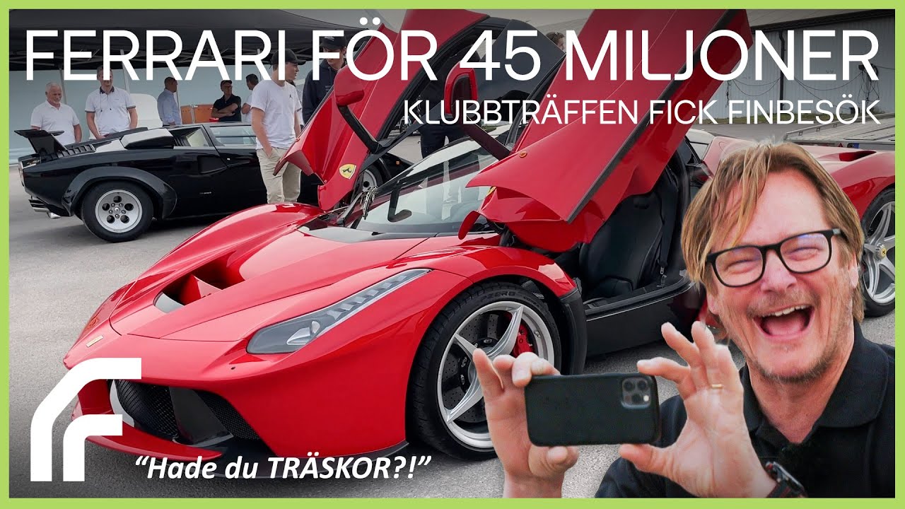 K&ouml;ra Ferrari LaFerrari i tr&auml;skor!