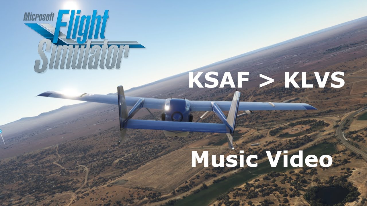 Landing in Las Vegas - MSFS (4K) - KSAF - KLVS