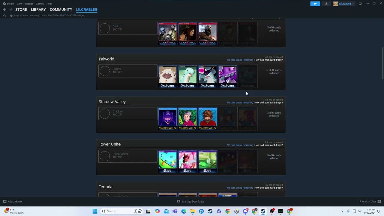 How to Earn Trading Cards on Steam