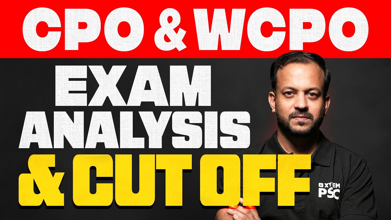 CPO & WCPO EXAM ANALYSIS AND CUTOFF | XYLEM PSC