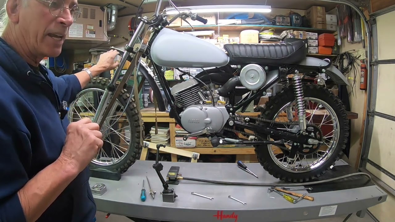 Yamaha AT-2 MX seat fender install, New project Yamaha CT-3 teardown