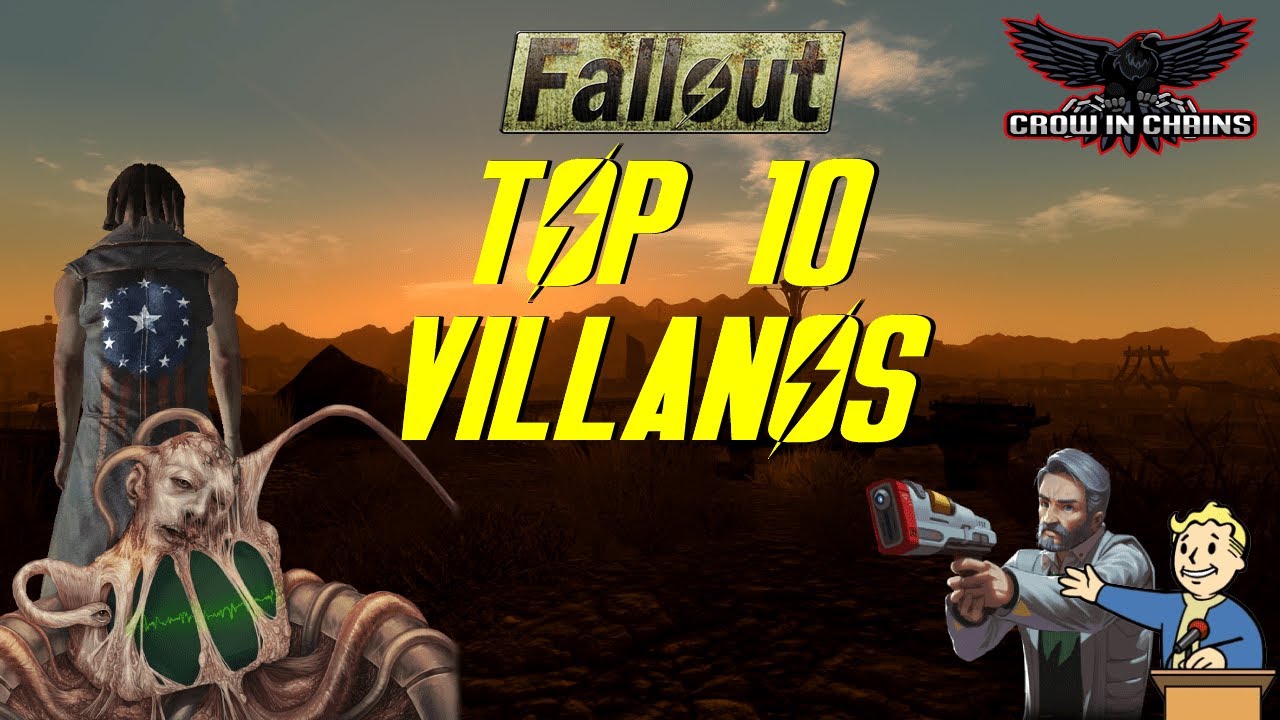 Los 10 MEJORES VILLANOS de FALLOUT
