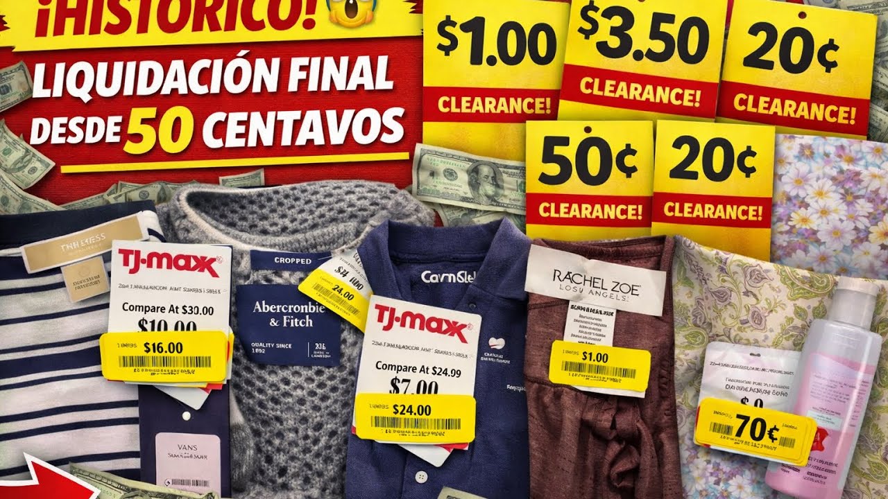 ¡HISTÓRICO! 😱💛 DISEÑADOR DESDE $0.50 centavos EN TJ MAXX (FINAL CLEARANCE) ¡NO SE VE NUNCA!