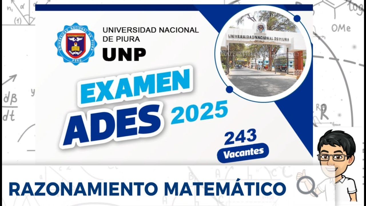 Solucionario Admisión UNP ADES 2025 Razonamiento Matemático