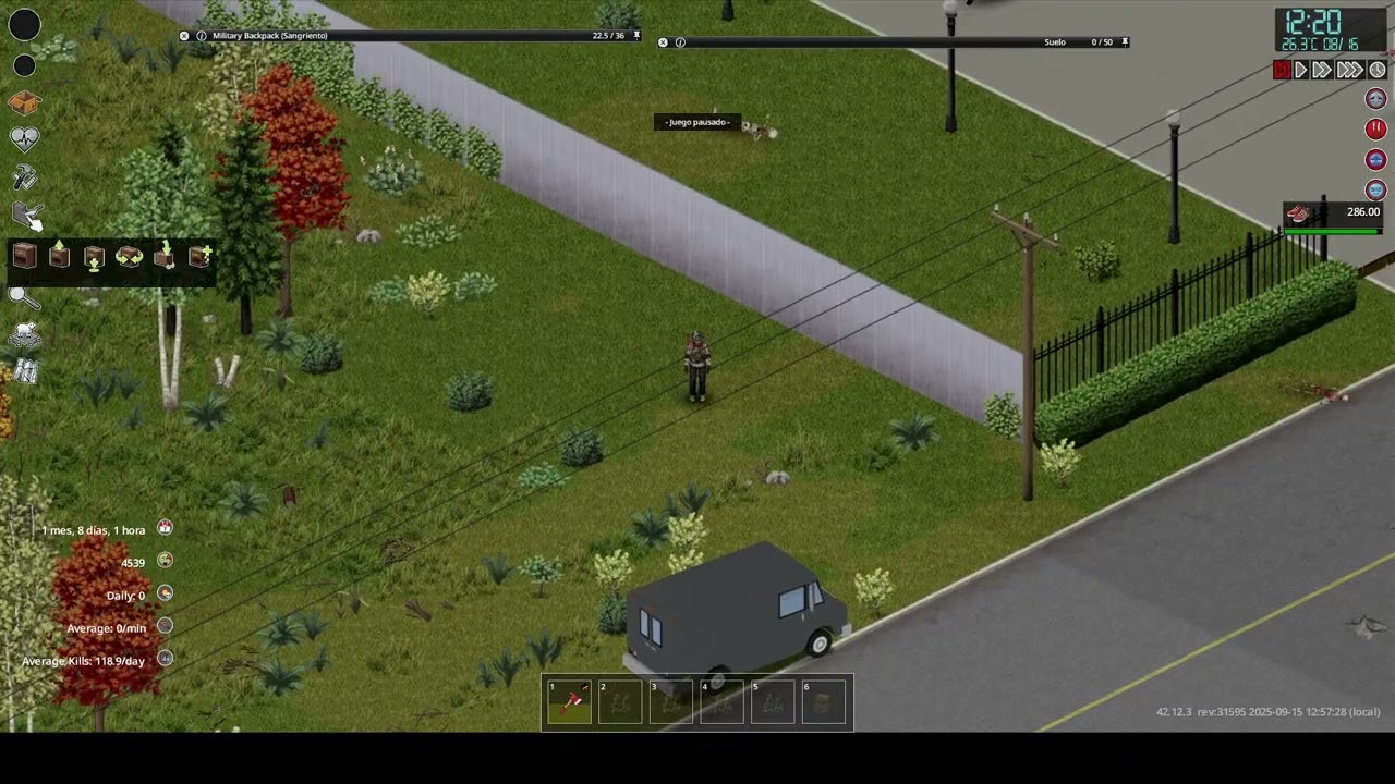 Segunda partida Project Zomboid b42.12 Parte 77 - Subimos a CARPINTERÍA 5 y cultivamos más cositas..