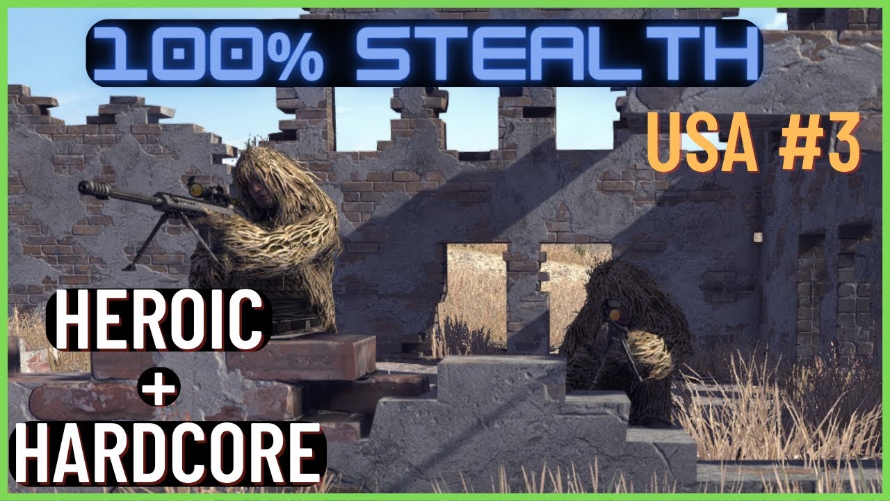 Call To Arms US Campaign ' Courier ' HEROIC + HARDCORE / NO CASUALTIES / 100% Stealth.