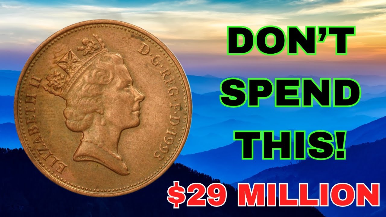 1993 UK Elizabeth II Two Pence Coin | Ultra Rare British Coin Worth Searching For!