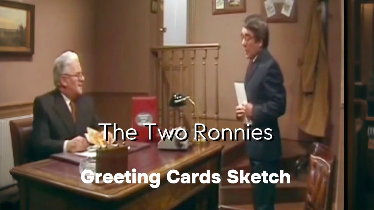 The Two Ronnies | Greeting Cards | Classic British Comedy TV Series