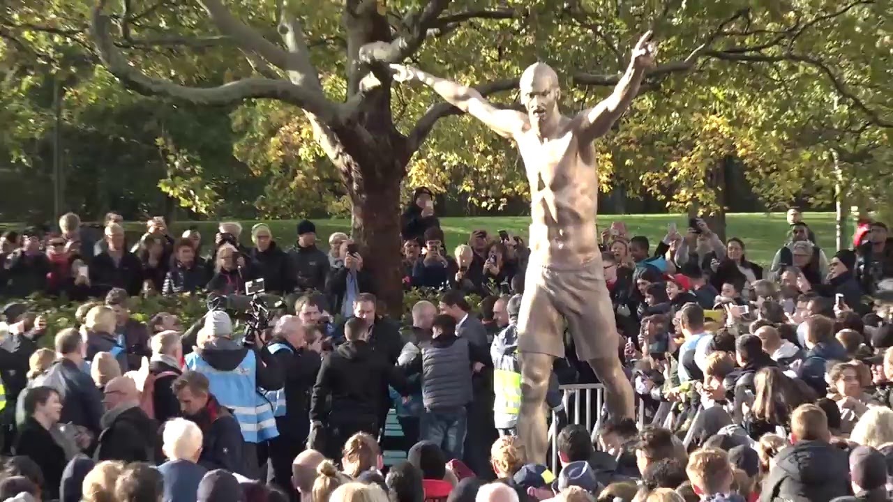 LIVE: Zlatan inviger staty i Malmö