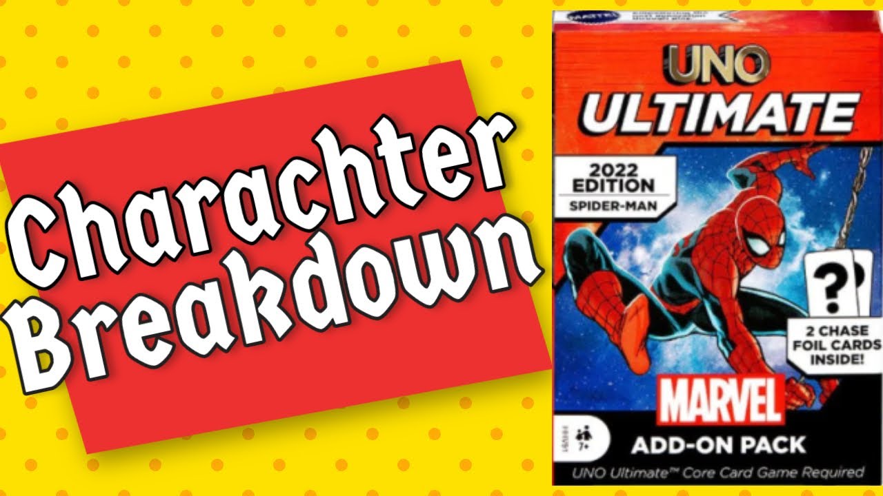Spider-man - Uno Ultimate Marvel Character Breakdown