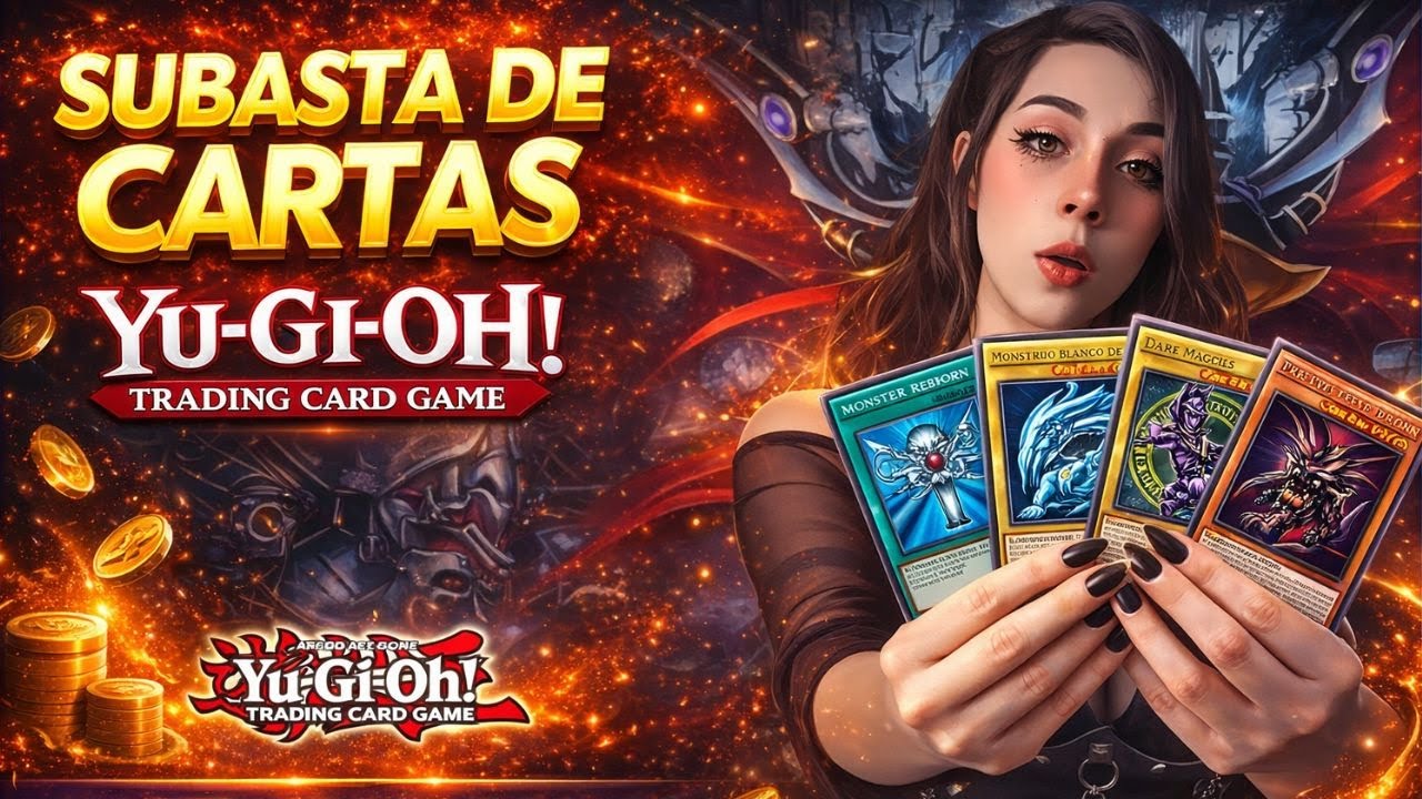 🔥 ¡SUBASTAS DE CARTAS DE YU-GI-OH!  DINAMICA 1 a 10🔥