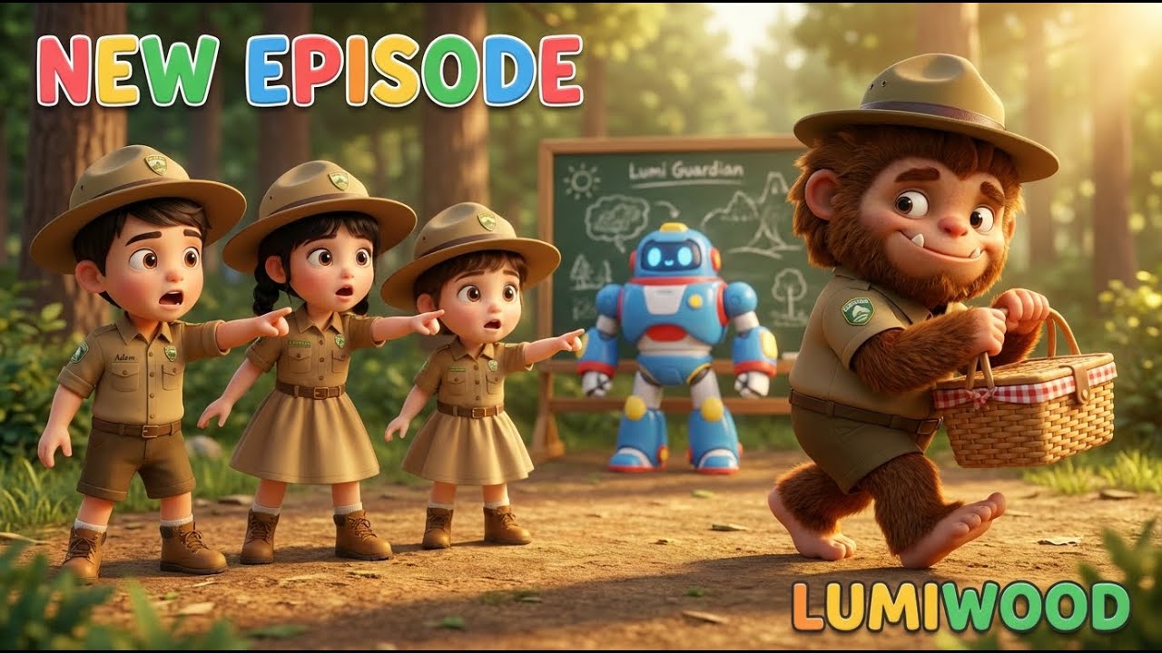 SNEAKY SASQUATCH Pranks Park Rangers! 🌲 Adam, Arya & Yasha + Safety Lesson