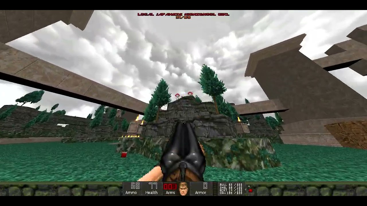 Brutal Doom Vs. Eviternity + Human-Demons v1.5c - MAP27: Heliopolis (Rifle Start)