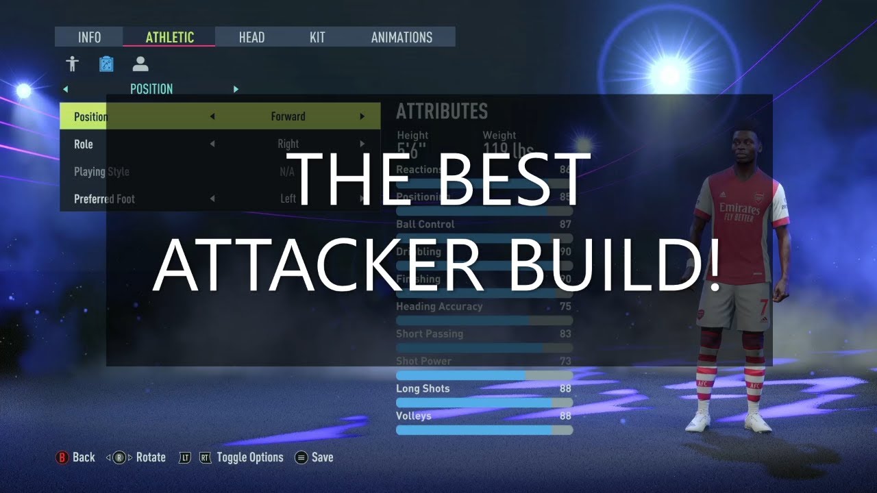 The Best Winger and Striker Build!! - FIFA 22 Pro Clubs