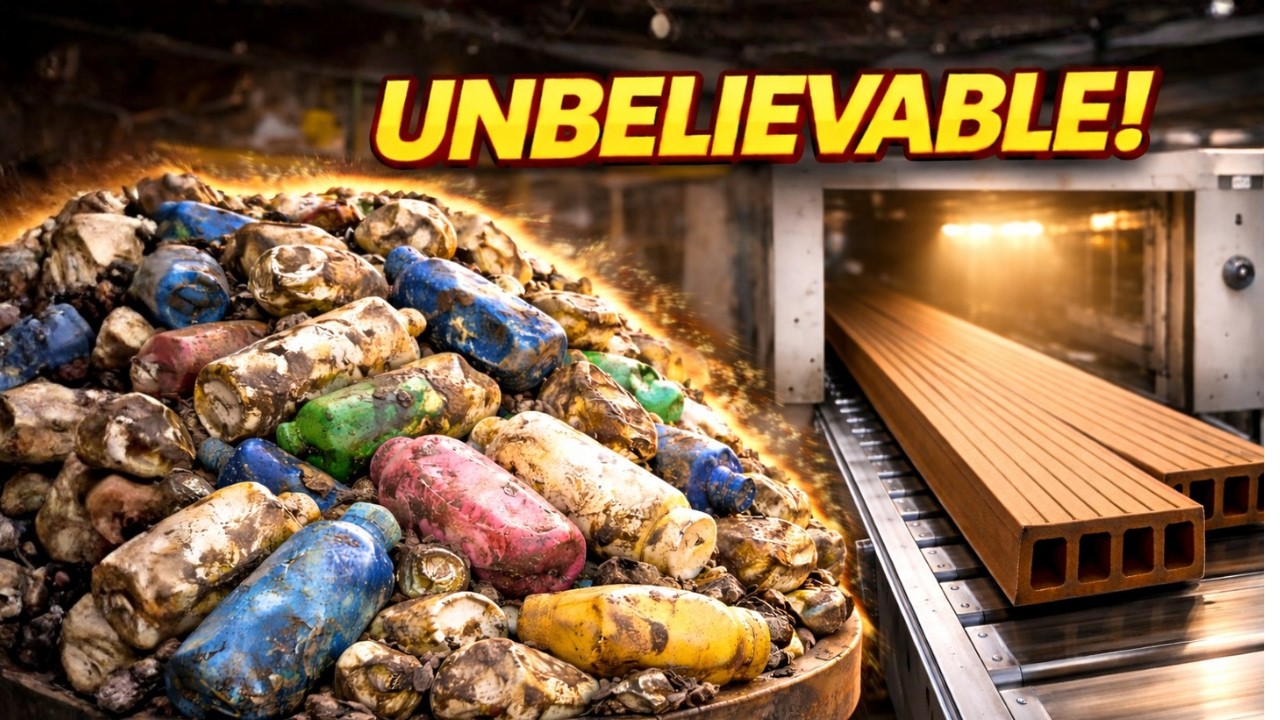 You Won’t Believe What This Factory Makes From Plastic Trash