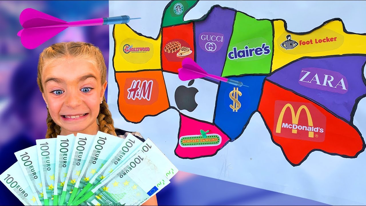 Lanzamos un dardo a un mapa y compramos lo que sea en lo que caiga challenge las ratitas itarte vlog