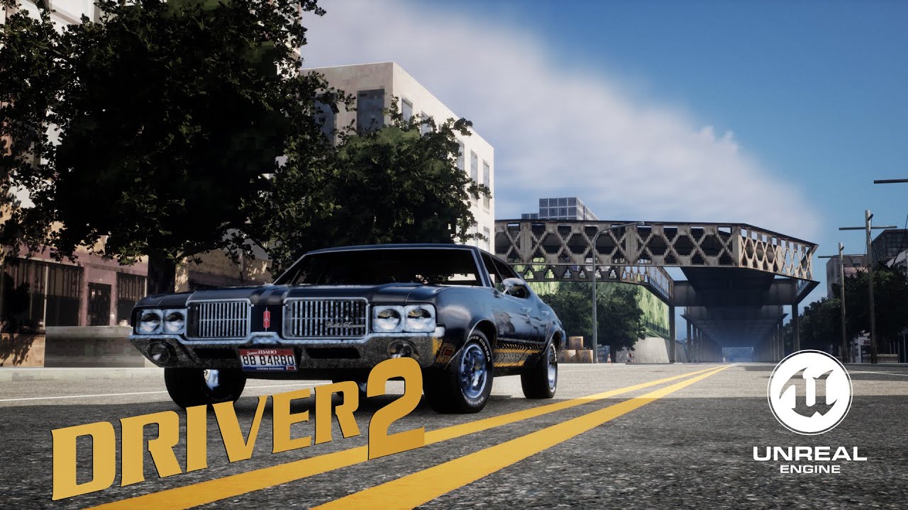 Driver 2 Chicago map in Unreal Engine 5
