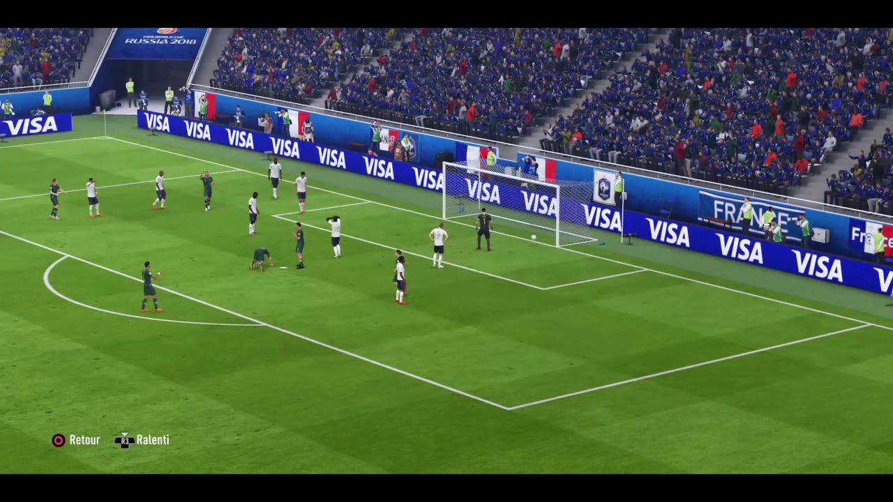 FIFA 18 WC mode cavani big goal