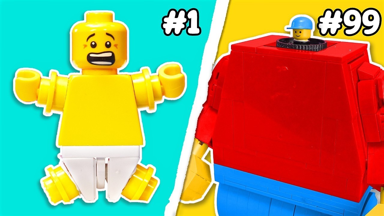 100 PRZEKLĘTYCH Sposobów Jak Używać LEGO Minifigurkę
