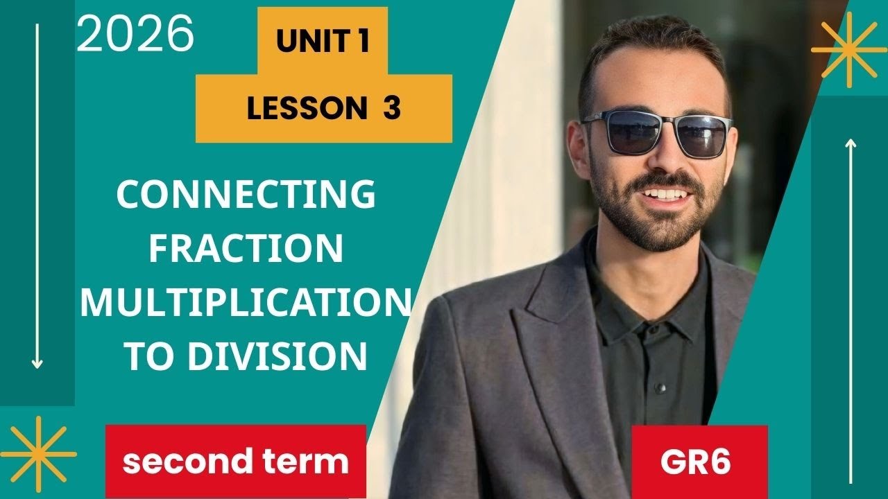 Connecting Fraction Multiplication to Division| شرح ماث الصف السادس الابتدائي  – الترم الثاني 2026