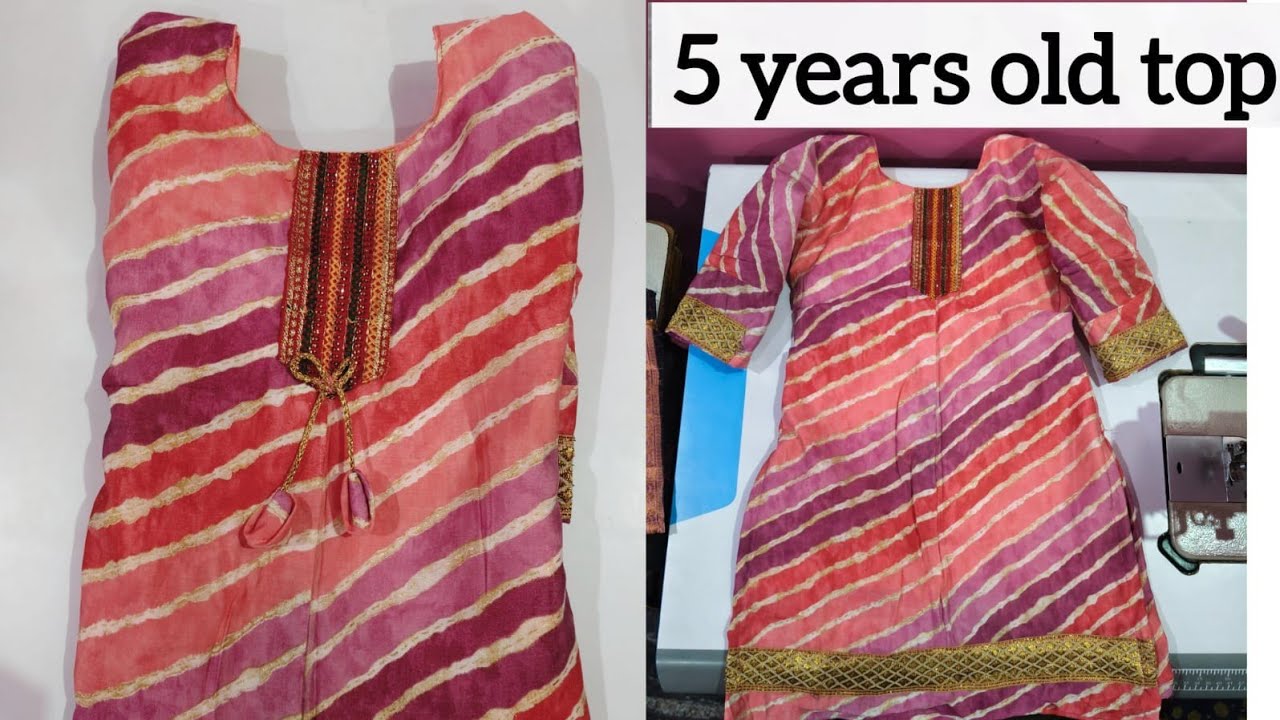 5 years old Simple Top with Lace work / trending design 