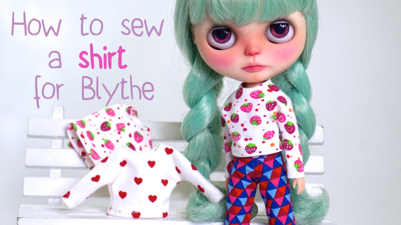 how to sew a shirt for Blythe Dolls / Wie näht man ein Shirt für Blythe Puppen